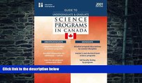 Price Guide to Undergraduate   Graduate Science Programs in Canada - 2001 Edition  For Kindle
