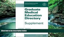 Online American Medical Association Graduate Medical Education Directory, Supplement 2000-2001