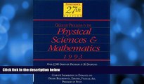 Online Peterson s Peterson s Guide to Graduate Programs in the Physical Sciences and Mathmatics