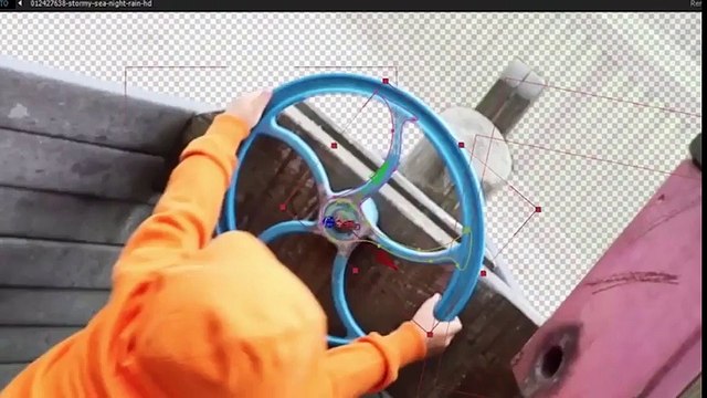 Когда папа мастер спецэффектов.Превосходная идея для обработки детских видео