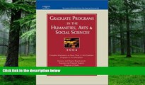 Best Price Grad Guides Book 2:Hum/Arts/Soc Sci 2004 (Peterson s Graduate Programs in the