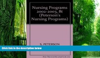 Best Price Nursing Programs 2002-2003, 8th ed (Nursing Programs, 8th ed) Peterson s On Audio