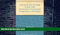 Price Decision Gd: GradPg in Bio 2003 (Peterson s Decision Guides : Graduate Programs) Peterson s