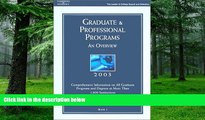 Price Grad Gdes Book 1:Grad/Prof Prg Orvw 2003 (Peterson s Graduate and Professional Programs : An