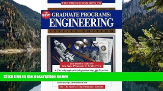 Buy Princeton Review Student Advantage Guide To The Best Graduate Schools: Engineering, 1997