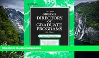 Online Educational Testing Service The Official Gre Cgs Directory of Graduate Programs (Directory