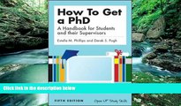 Buy Estelle Phillips How to get a PhD: a handbook for students and their supervisors Full Book