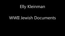 Rare WWII Jewish Documents