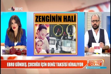 Ebru Gündeş, çocuğu için deniz taksisi kiralıyor