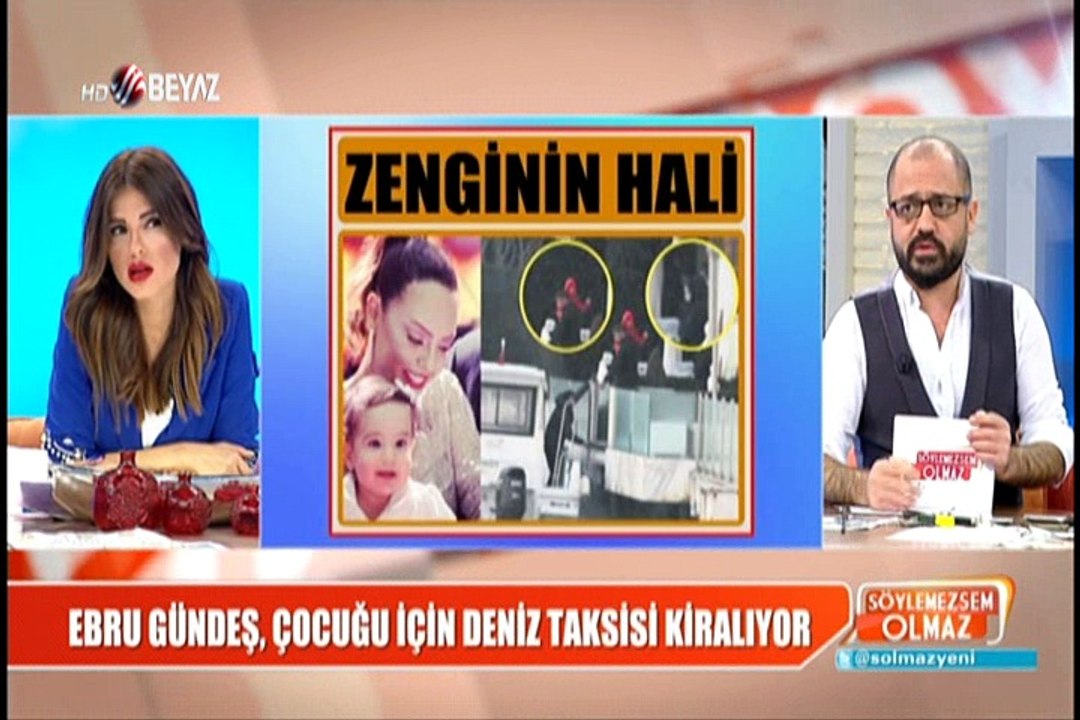 Ebru Gündeş, çocuğu için deniz taksisi kiralıyor