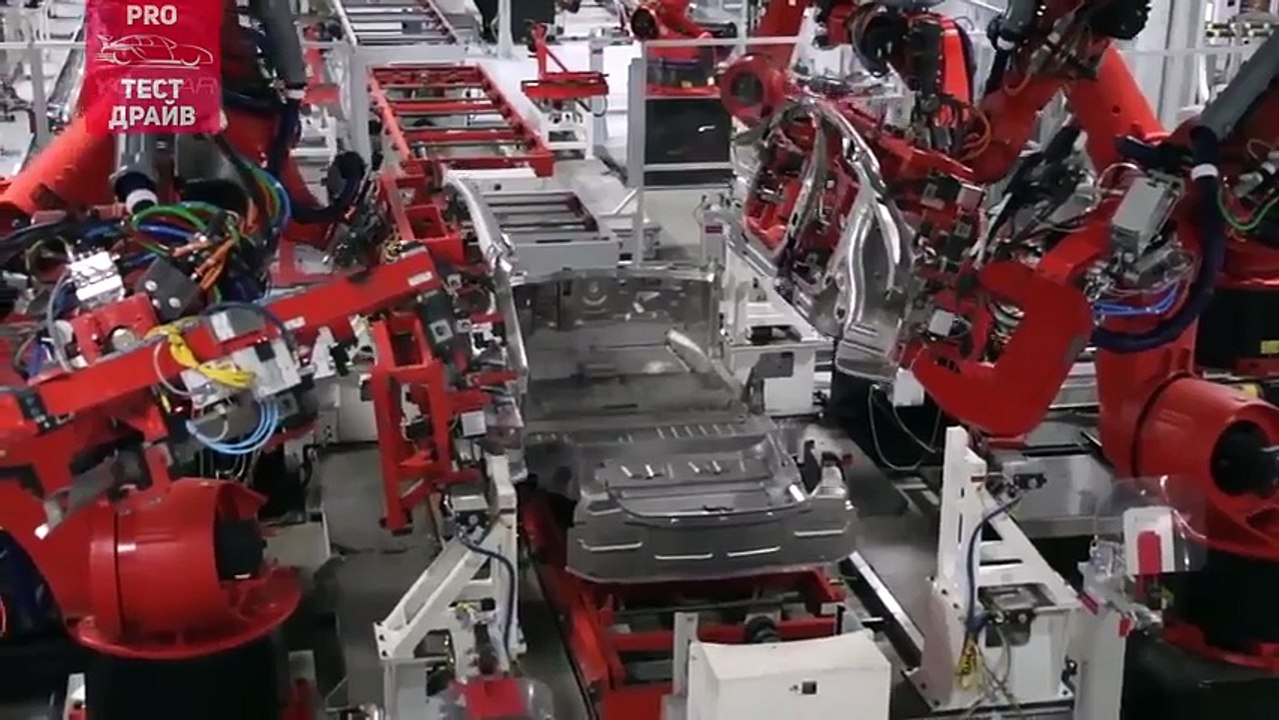 Как делают авто TESLA. Обзор с завода