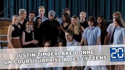 Download Video: Justin Timberlake donne un cours surprise à des lycéens