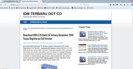 download IDM full terbaru 6.26 build 14 tanpa registrasi