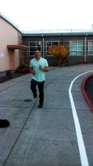 Training for behind clapping push ups