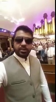 911 کے دن مورمن چرچ ٹیمپل اسکویر Salt Lake City Utah میں کرسچن کمیونٹی اور دیگر مذاہب کو صرف اک پیغام کہ مسلمان دہشتگرد نہیں۔۔۔۔۔ Juniad Iqbal