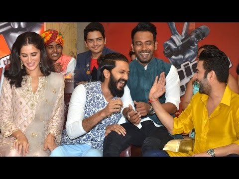 The Voice Of India Kids - Banjo Special - Riteish Deshmukh, Nargis Fakhri - On Location