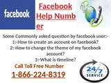 Facebook Contact Number complete issues call 1-866-224-8319