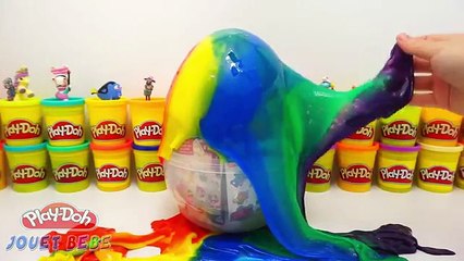 Oeuf Surprise Géant colorés Slime Pâte à modeler Play Doh, Marvel Histoire de jouets Moshi Monsters