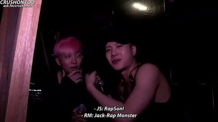 [POLSKIE NAPISY] 161129 [Backstage with MAMA] GOT7 JACKSON & BTS RAP MONSTER Think Of Their Couple Name