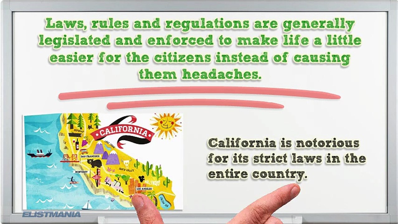These 5 Dumb Laws in California will Make You Pull Your Hair Apart