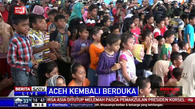 Jokowi Janji Segera Bangun Masjid yang Roboh Akibat Gempa Aceh