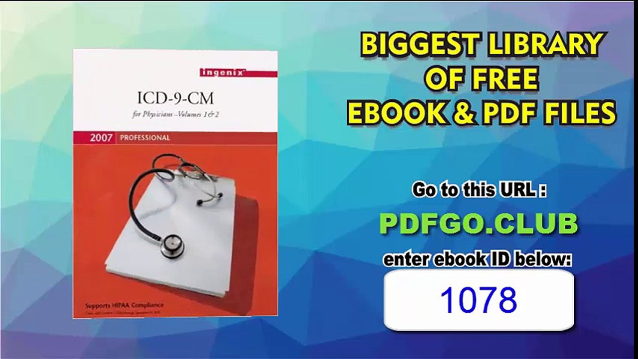 ICD-9-CM 2007 Professional for Physicians (ICD-9-CM Professional for Physicians (Compact)) 6 Cp