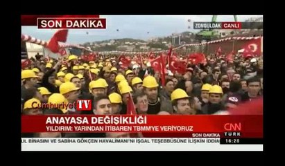 Binali Yıldırım'ın sesi kısıldı