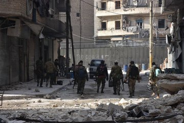 "Соколы пустыни" в районе Полицейского холма, Аль-Марже, Алеппо