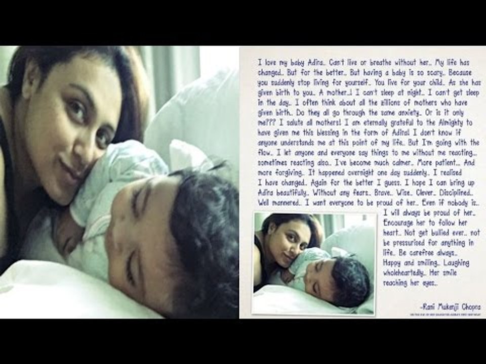 Rani Mukerji’s Baby ADIRA First Picture On Her First Birthday