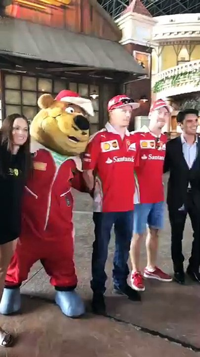 Ferrari World Abu Dhabi kimi raikkonen e sebastian vettel 2016