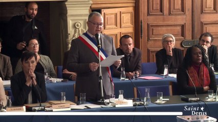Election de Laurent Russier, maire de Saint-Denis