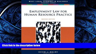 FAVORIT BOOK Employment Law for Human Resource Practice BOOOK ONLINE