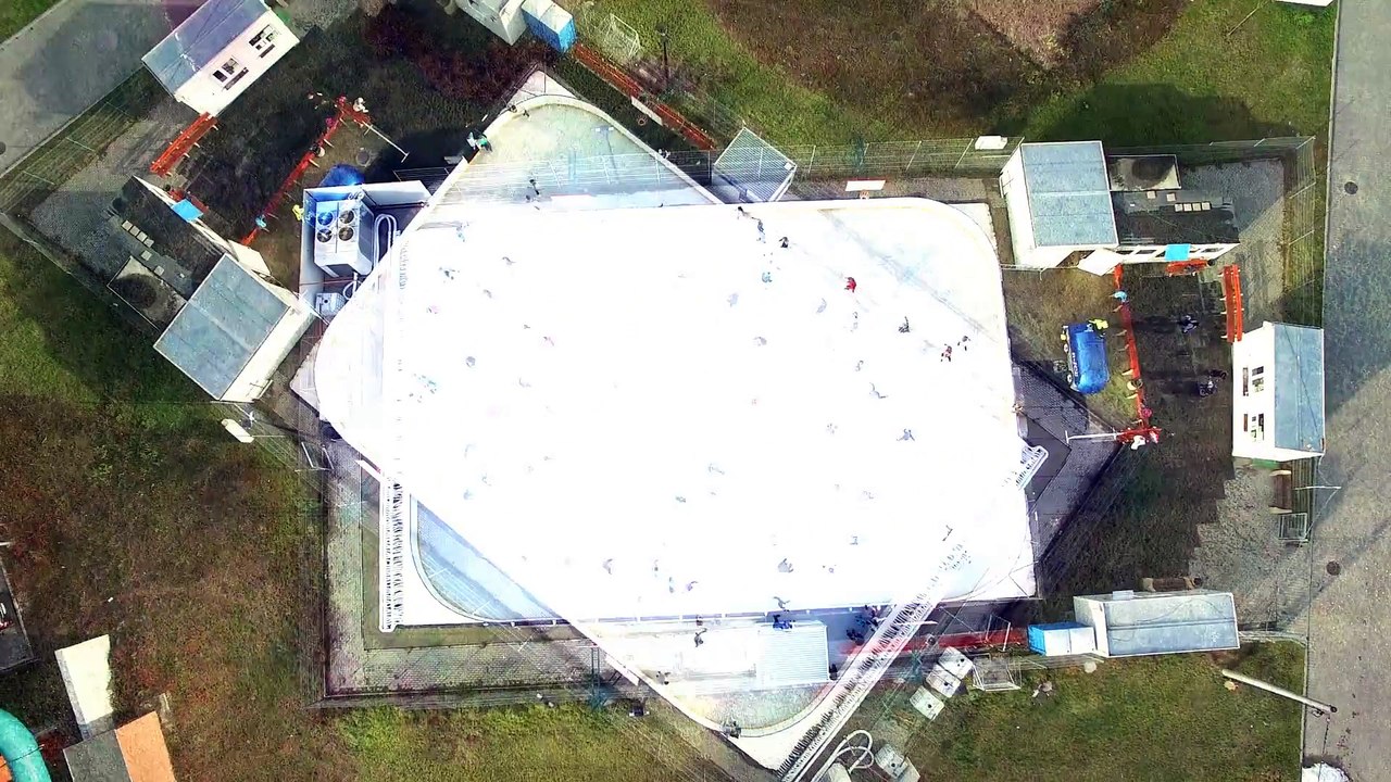 Lodowiska miejskie we Włocławku otwarte! Ujęcia z drona!