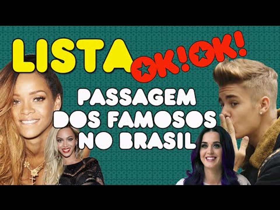 Top 6 melhores passagens de famosos pelo Brasil EVEEEEER