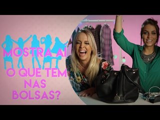 O QUE TEM NAS BOLSAS DA TATA ESTANIECKI E BOO UNZUETA? | Mostra Aí