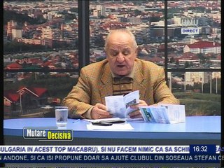 Emisiunea MUTARE DECISIVA - Televiziunea VALCEA 1 - 23 Noiembrie 2016 - Invitat Prof. Pana Tiberiu
