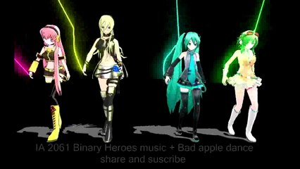 https://vimeo.com/194975404 Binary heroes + apple dance vocaloid