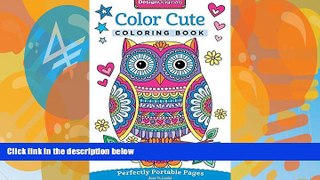 Pre Order Color Cute Coloring Book: Perfectly Portable Pages (On-the-Go Coloring Book) Jess