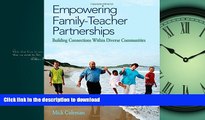READ Empowering Family-Teacher Partnerships: Building Connections Within Diverse Communities