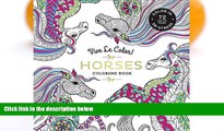 Audiobook Vive Le Color! Horses (Adult Coloring Book): Color In; De-stress (72 Tear-out Pages)