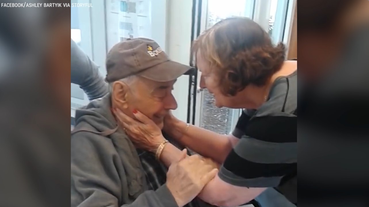 Elderly Couple Reunited After Being Forced To Live Apart
