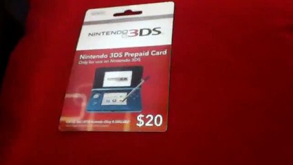 Free 3ds eshop prepaid cards