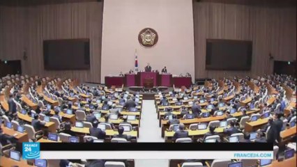 برلمان كوريا الجنوبي يؤيد مساءلة الرئيسة