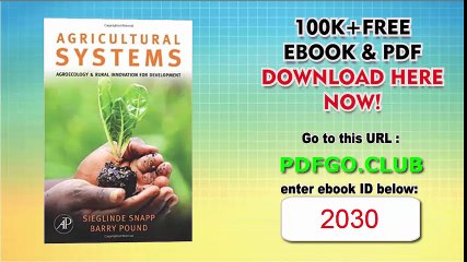 Agricultural Systems Agroecology and Rural Innovation for Development