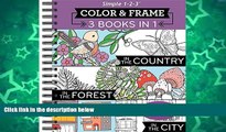 Pre Order Color   Frame Coloring Book - 3 in 1 - Country, Forest, City Editors of Publications