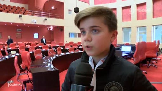 Conseil départemental junior : 1ère séance plénière (Vendée)