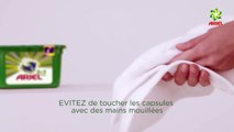 Comment utiliser les Capsules liquides PODS 3en1 – Ariel