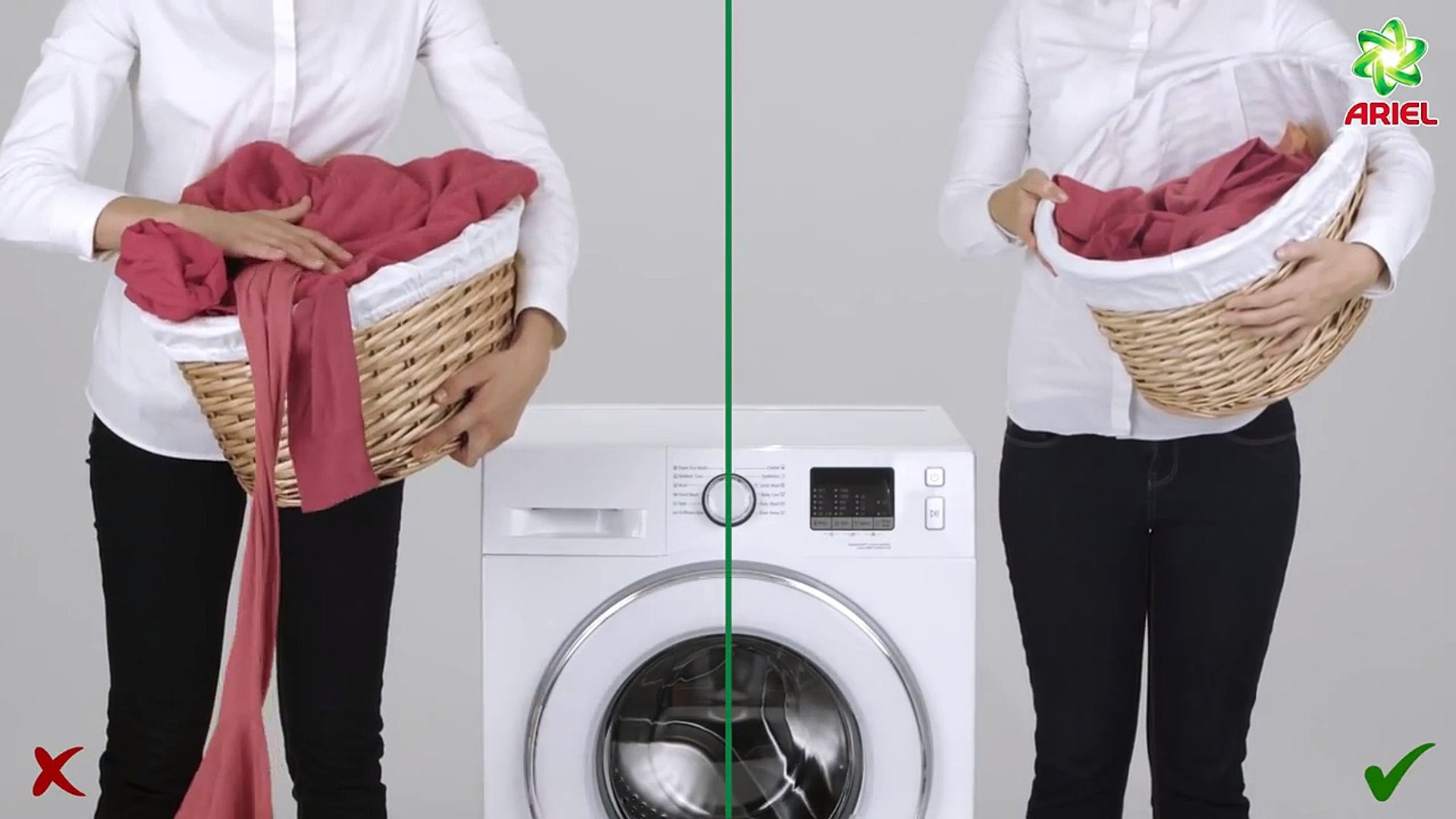 Comment charger correctement votre lave-linge - Ariel - Vidéo Dailymotion