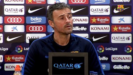 Luis Enrique: “Contra el Osasuna no es un partido cualquiera”