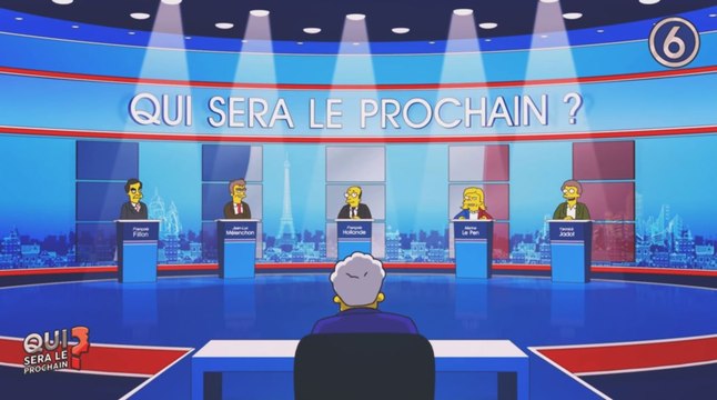 Marine Le Pen, François Fillon, Jean-Luc Mélenchon : Greenpeace parodie les candidats à la présidentielle façon Les Simpson